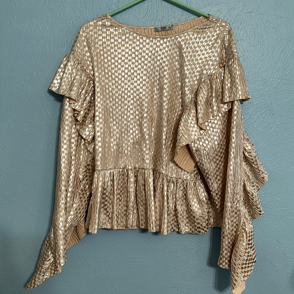 GORGEOUS zara blouse size L